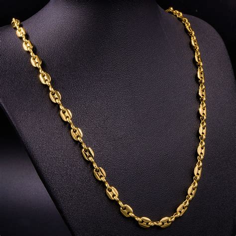 cadena de oro tejido gucci|Collares de diseño en oro .